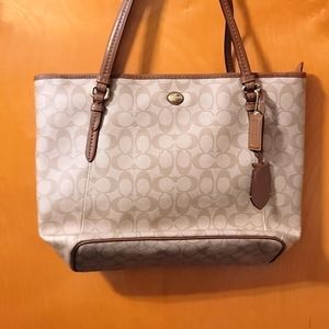 Coach Top Zip Tote